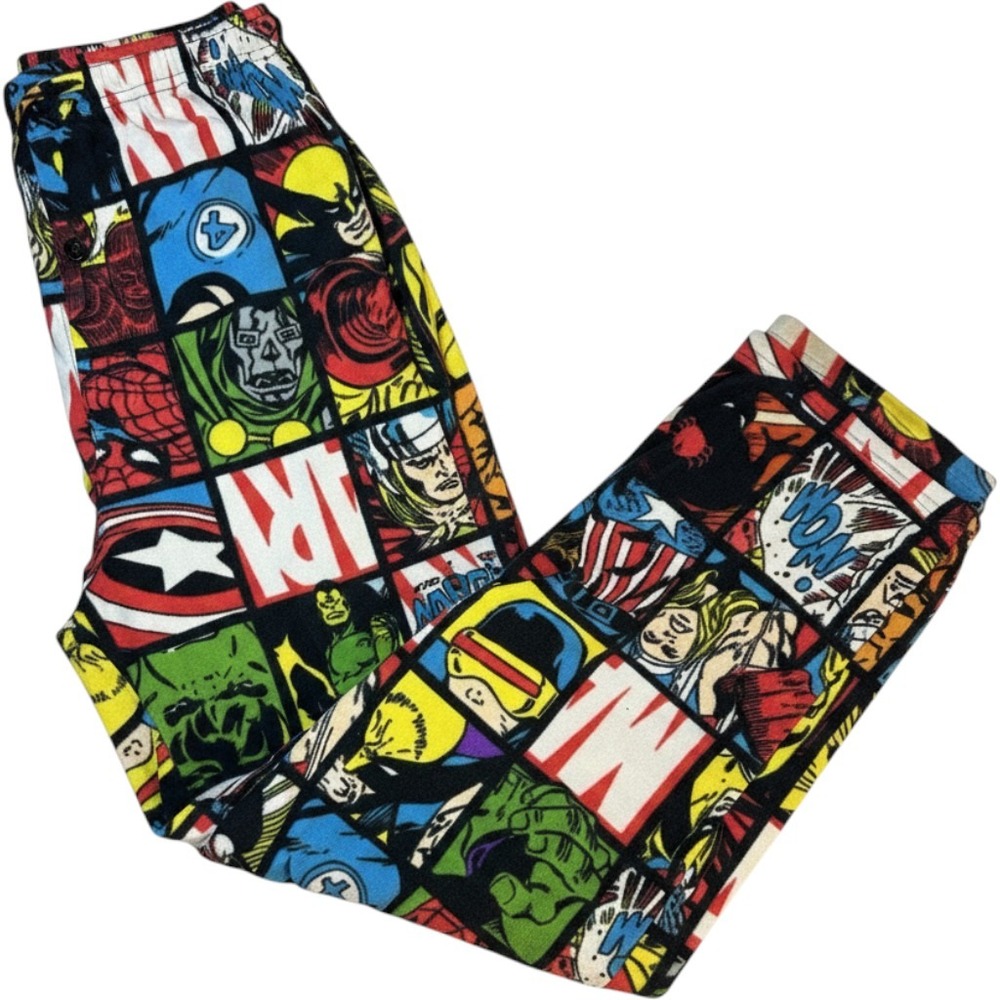 Marvel Comics Pajama Pants Men's XL Comic Book Print Lounge Sleepwear